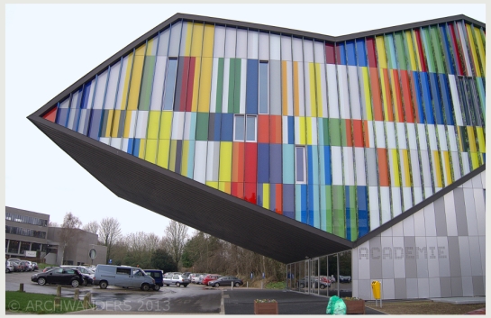 Amazing cantilevered music academy MWD in Dilbeek 4