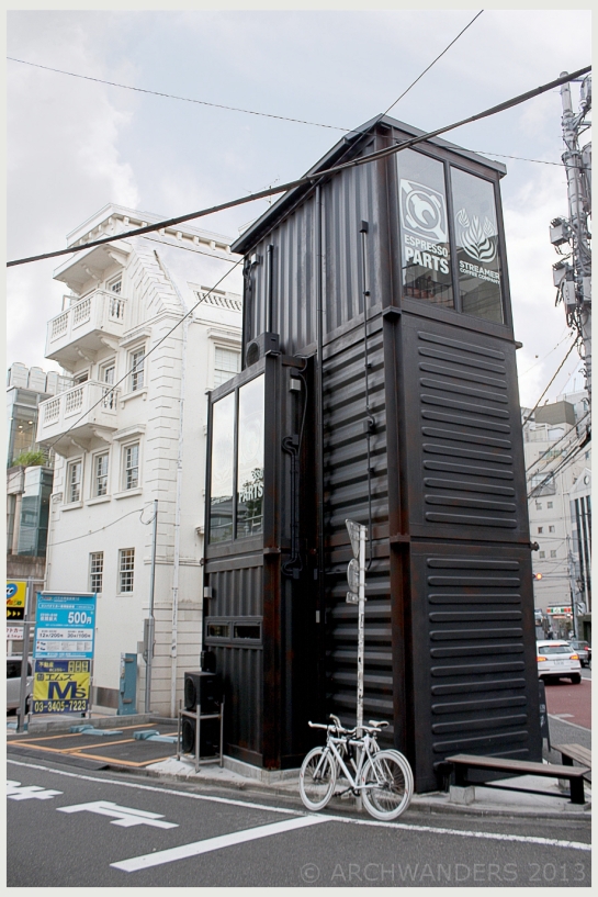 Barista Pro Shop container house tokyo